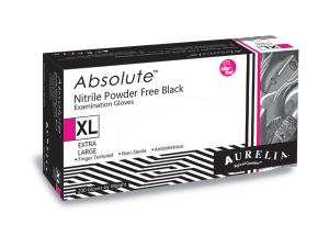 Aurelia Absolute BLACK Nitrile Powder-Free Exam Glove 200/box 